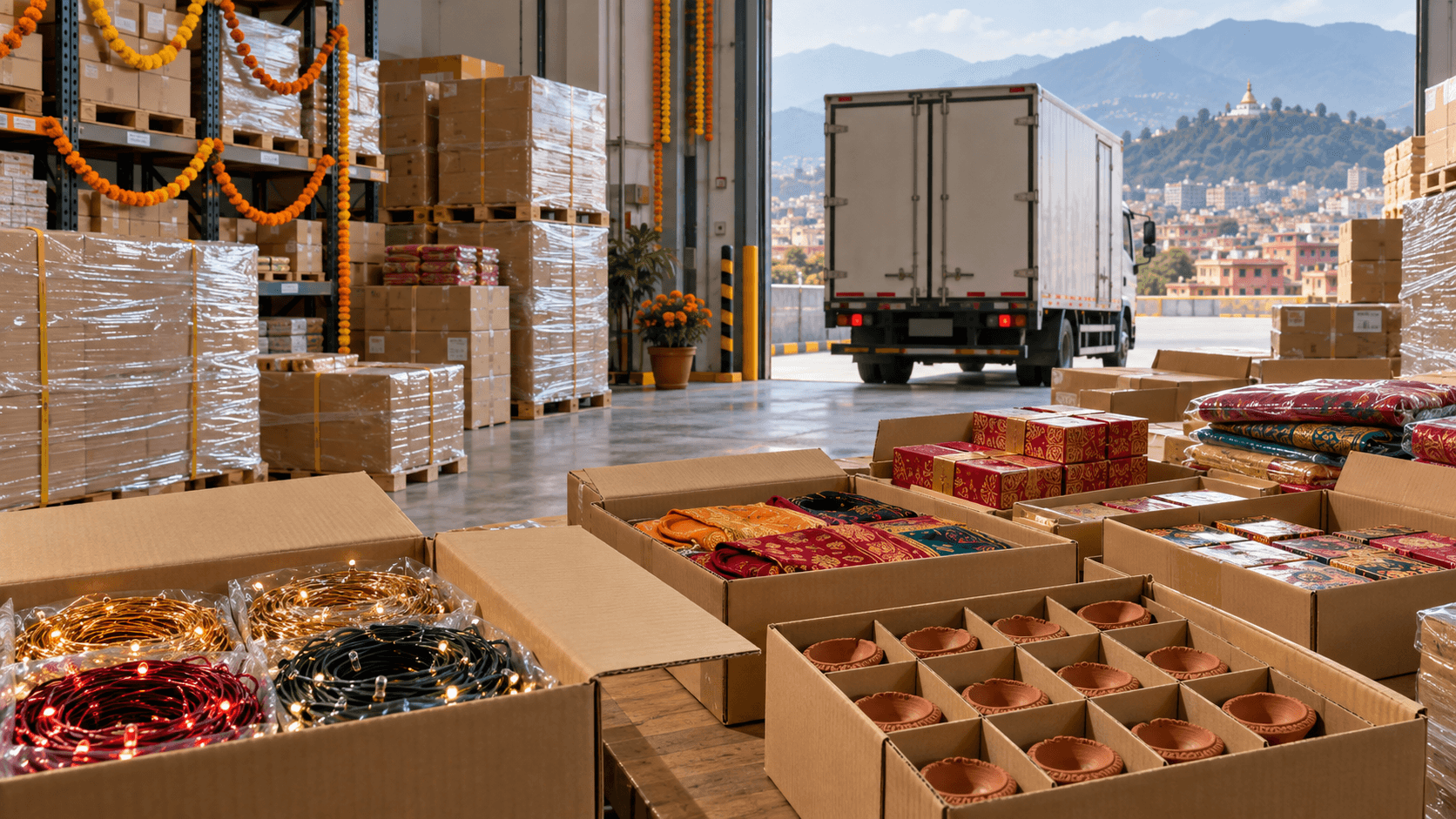 Cargo for Tihar: How to Import Festival Stock to Nepal on Time