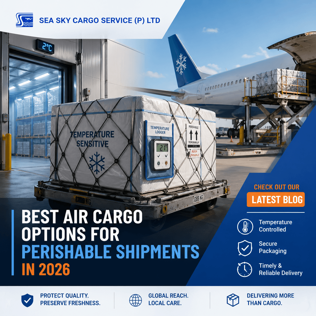 Best air cargo options for perishable shipments in 2026.