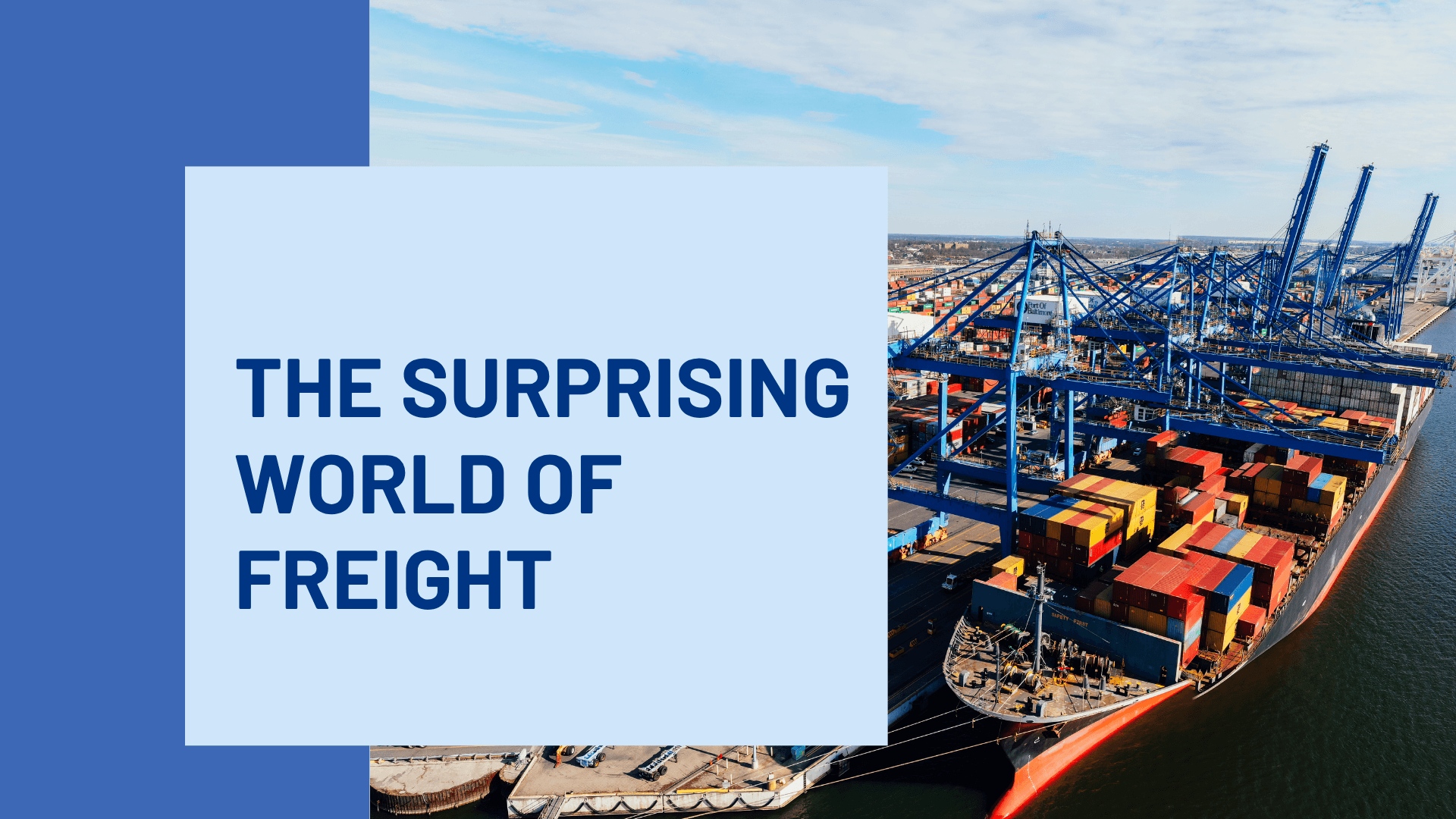 Did You Know? The Surprising World of Freight Forwarding & Air Freight