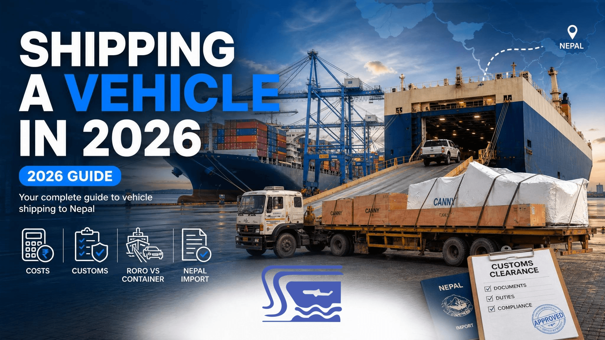 Shipping a Vehicle in 2026: RoRo vs Container, and Nepal Import