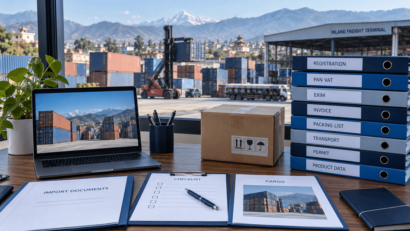 Organized importer registration invoice packing list transport permit and product documents for Nepal customs