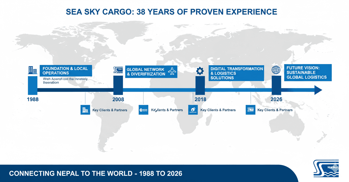 Sea Sky Cargo's 38-year journey proving experience.