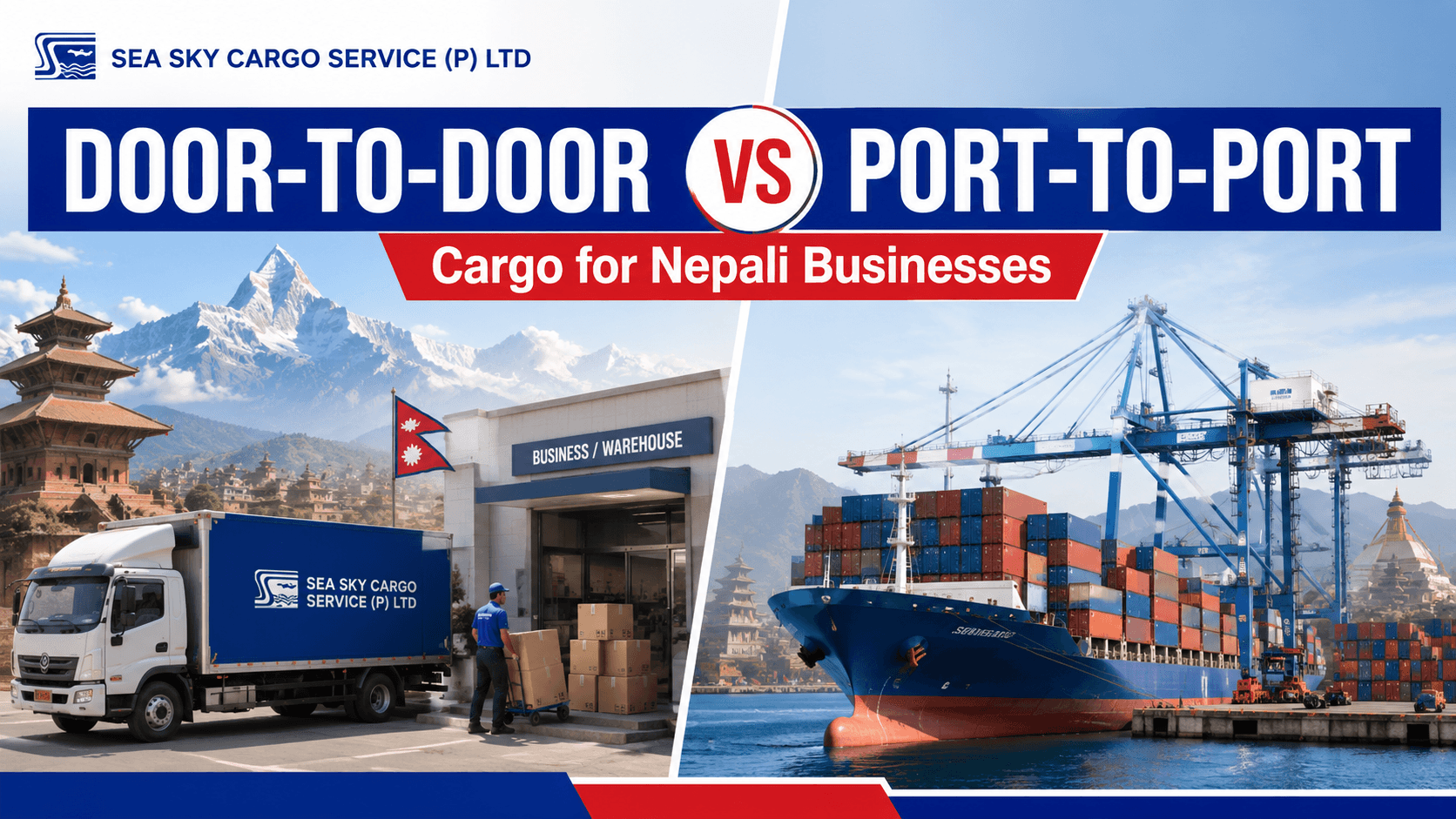 Door-to-Door vs. Port-to-Port Cargo for Nepali Businesses