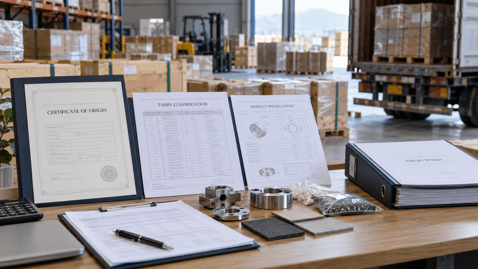Certificate of origin HS classification support and import permit file for Nepal cargo