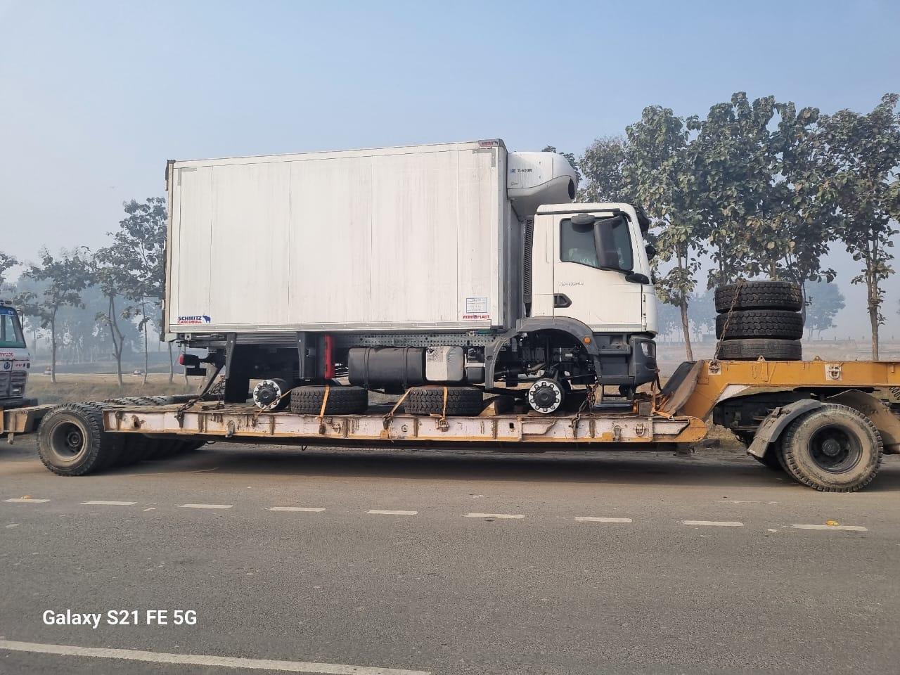 Heavy industrial supply delivered to Nepal project sites.