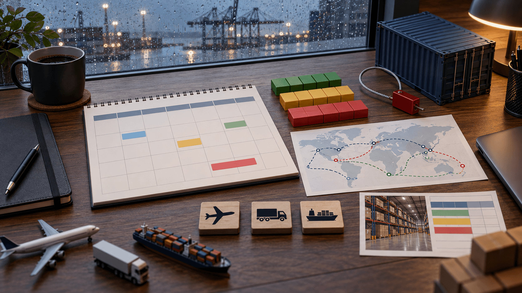 Lead-time buffer calendar for China Nepal road, India Nepal inland and air freight