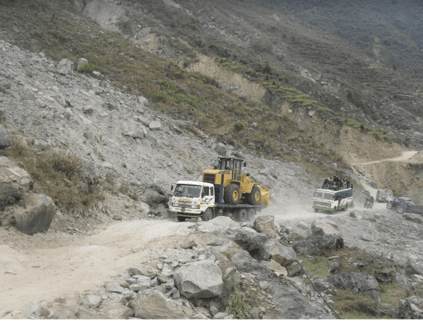 Seasky Delivering for Bhutan Road Project