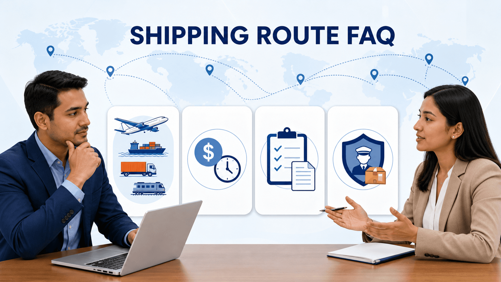 Nepal importer asking questions about air sea road and rail shipping routes