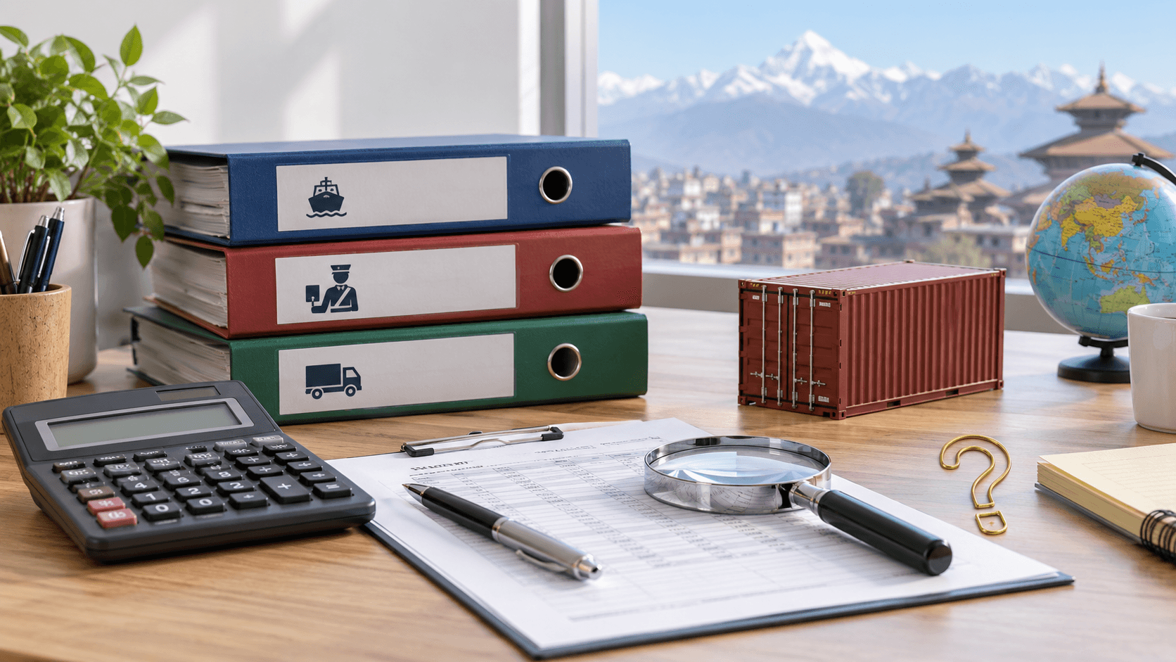Nepal landed cost worksheet documents and calculator for importer questions