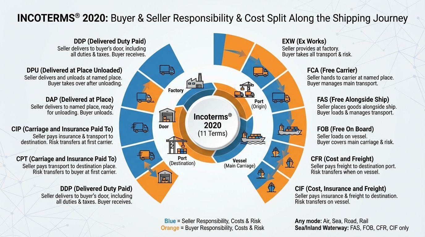 Essential international freight documents.