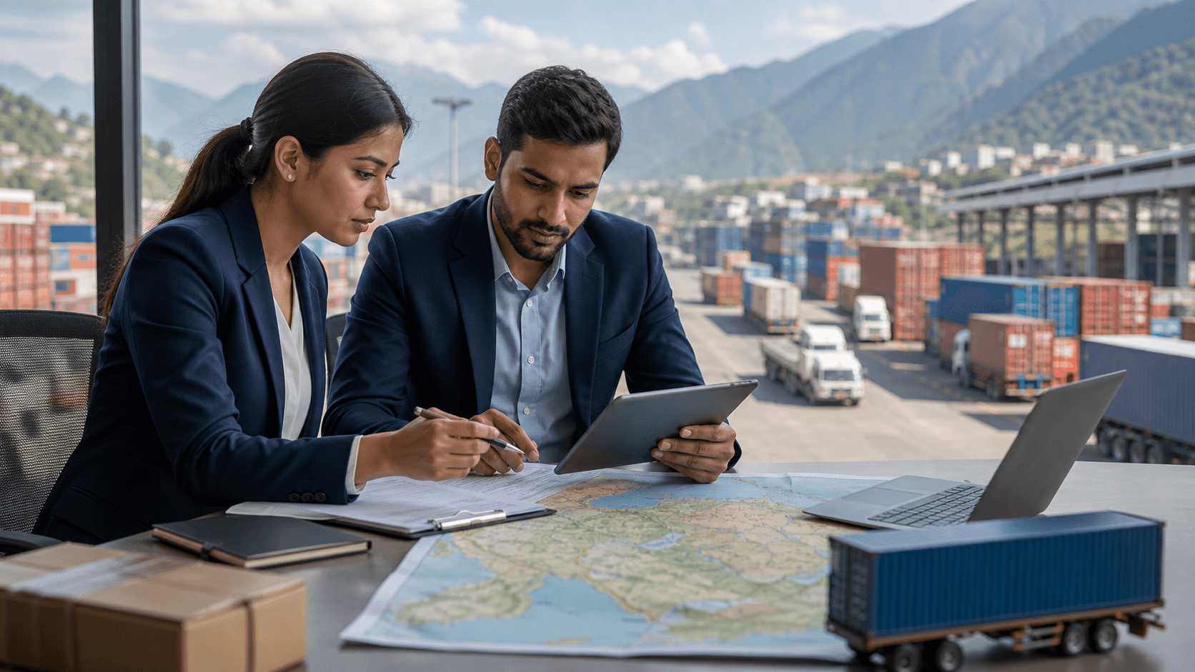 B2B freight partner coordinating Nepal and Bhutan shipments