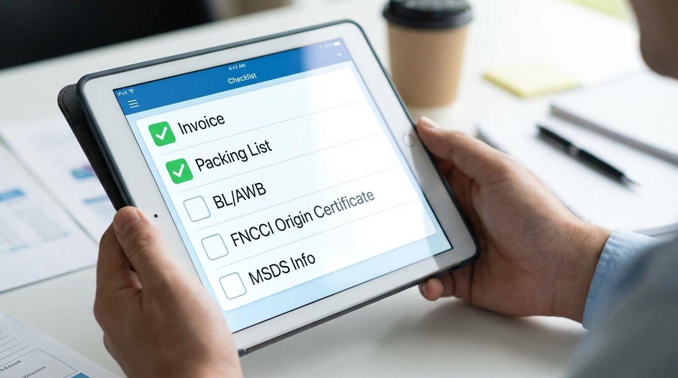 Sea Sky Nepal export docs checklist.