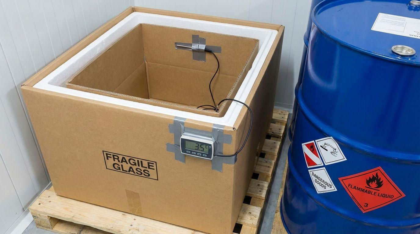 Special packaging fragile reefer DG goods.