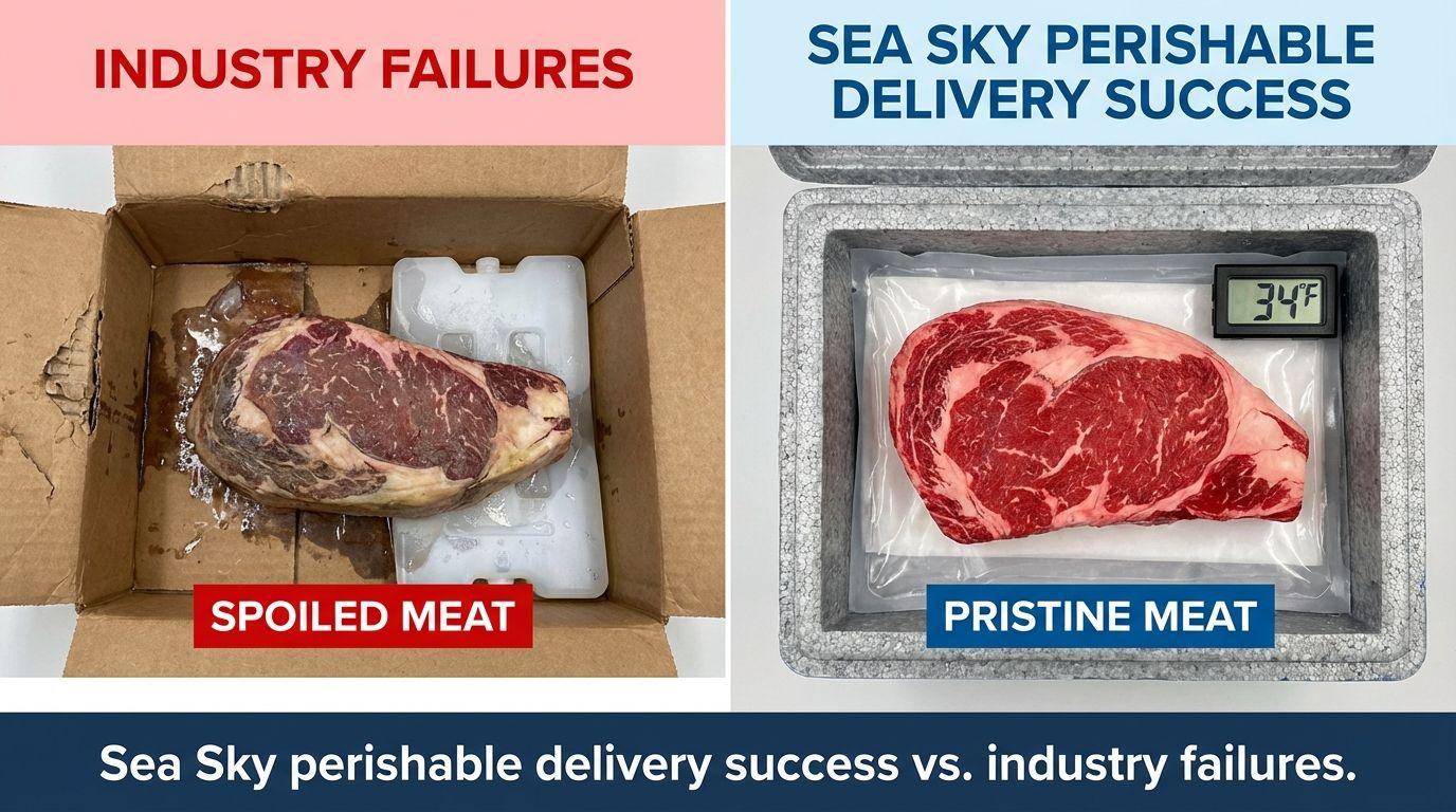 Trained staff handling specific perishable product requirements.