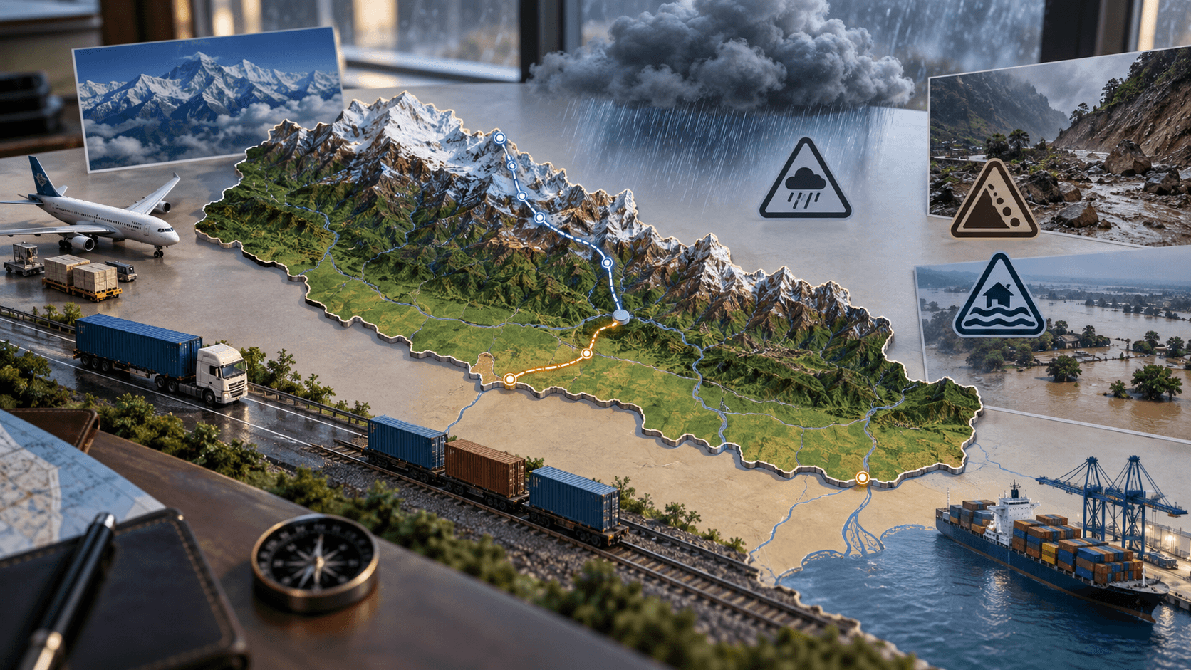 Monsoon Logistics in Nepal: How to Plan Shipments Around Floods and Landslides