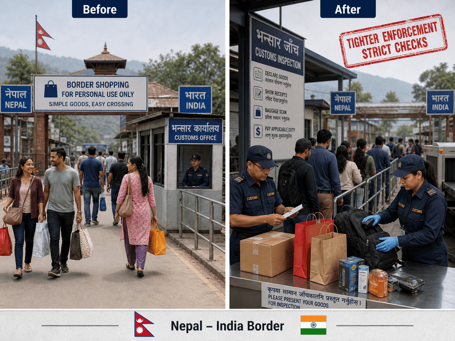 What changed in Nepal customs enforcement in 2026.