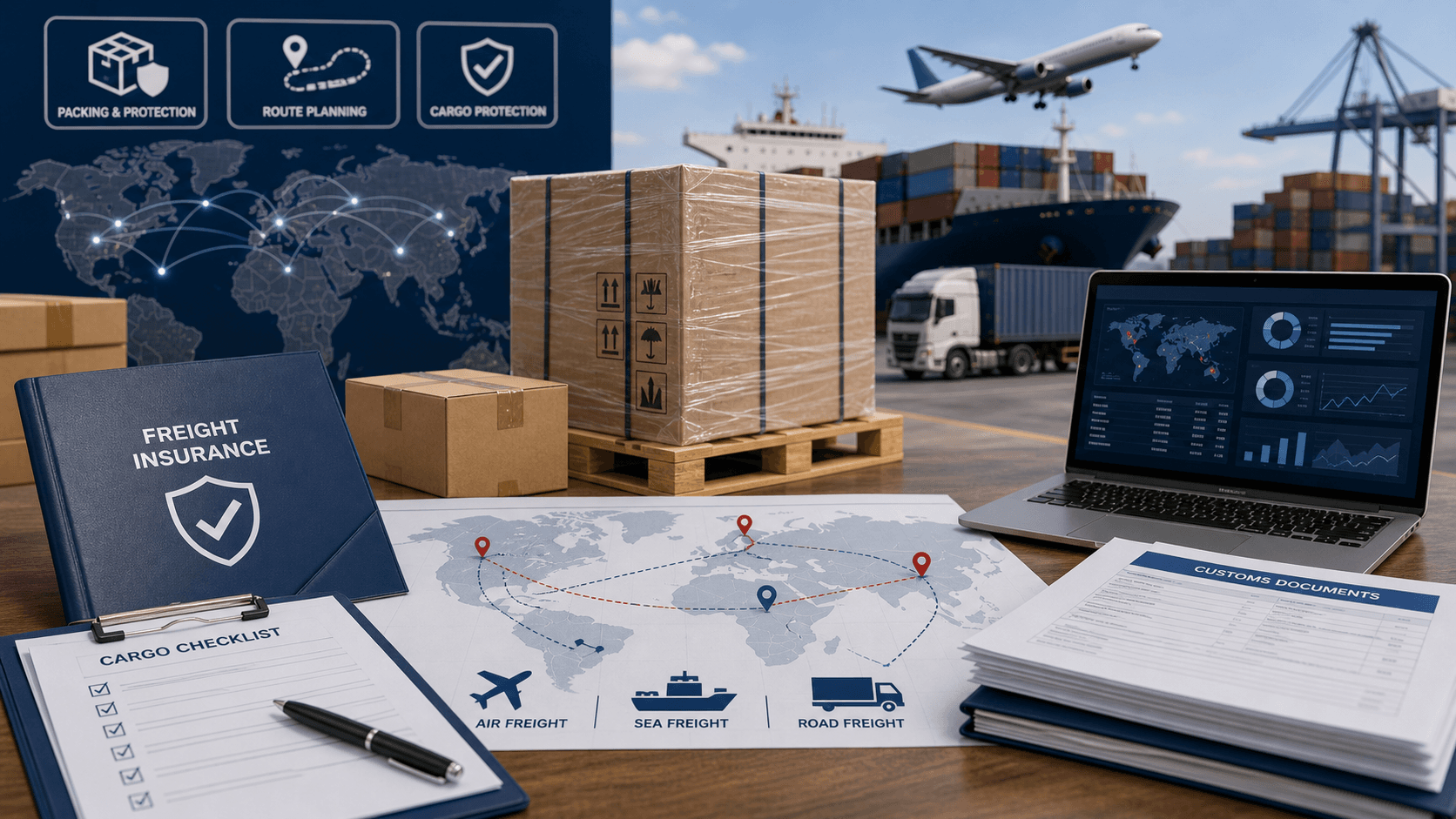 Sea Sky Cargo support for reducing cargo loss and damage risk.