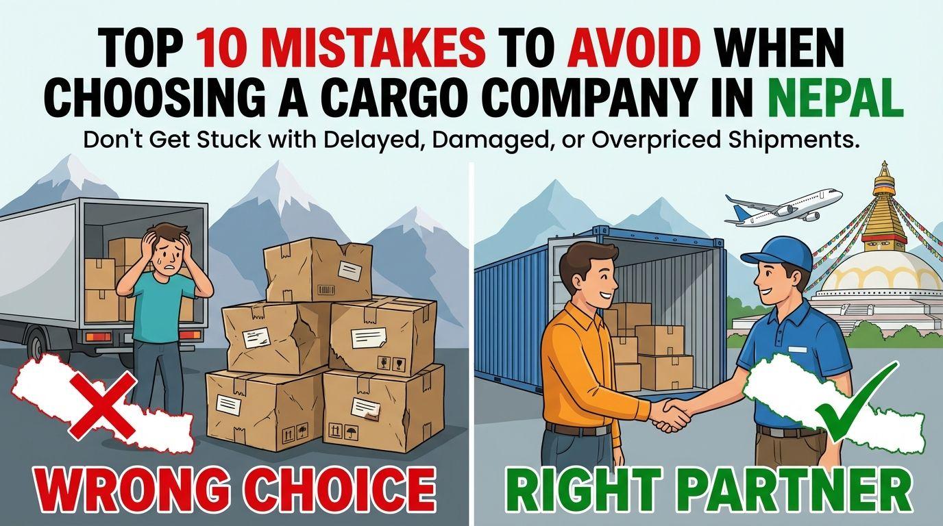 Top 10 Mistakes to Avoid When Choosing a Cargo Company in Nepal