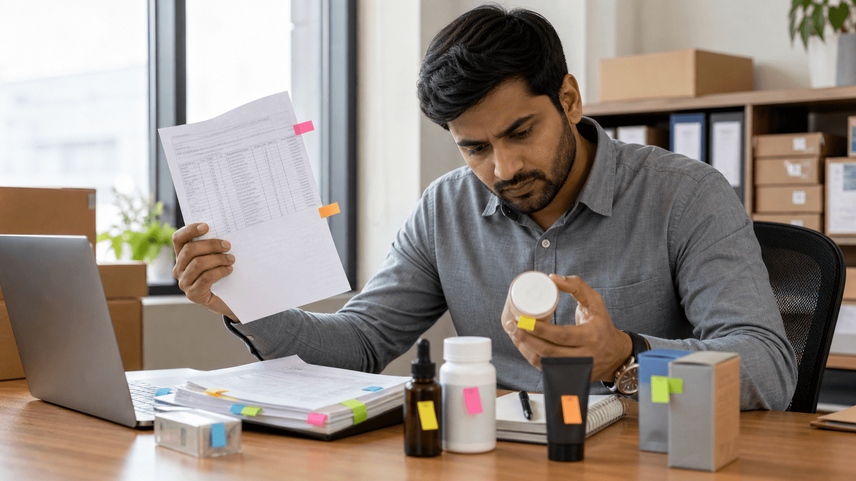 Importer identifying common HS code mistakes across invoice and product documents
