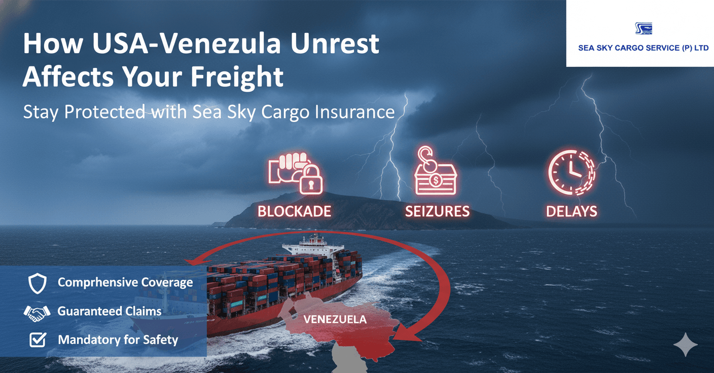 How USA-Venezuela Unrest Affects Your Freight: Stay Protected with Sea Sky Cargo Insurance