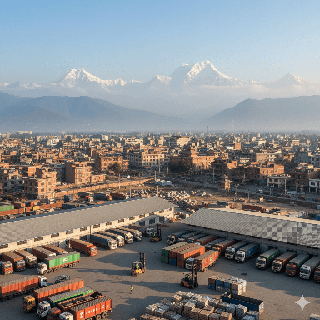 Nepalese cargo operations at the heart of the country’s trade network.
