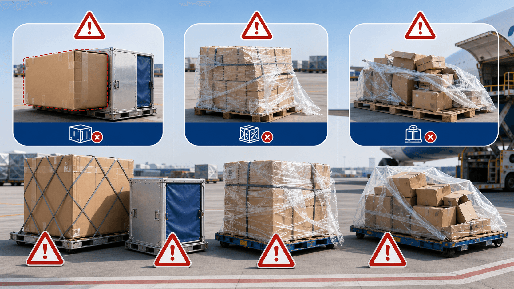 Common mistakes in air cargo container selection.