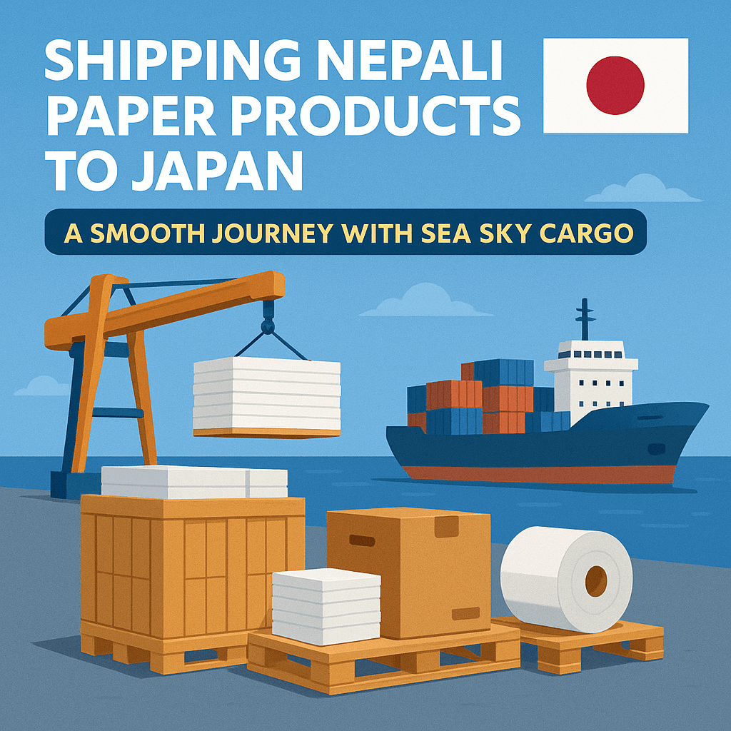Shipping Nepali Paper Products to Japan: A Smooth Journey with Sea Sky Cargo
