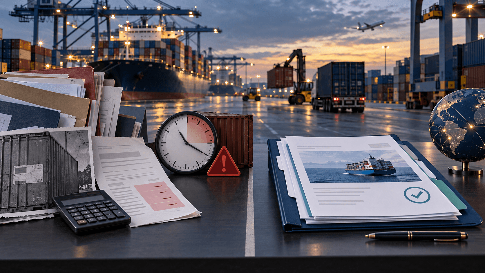 Common freight and customs coordination mistakes compared with a complete shipment file