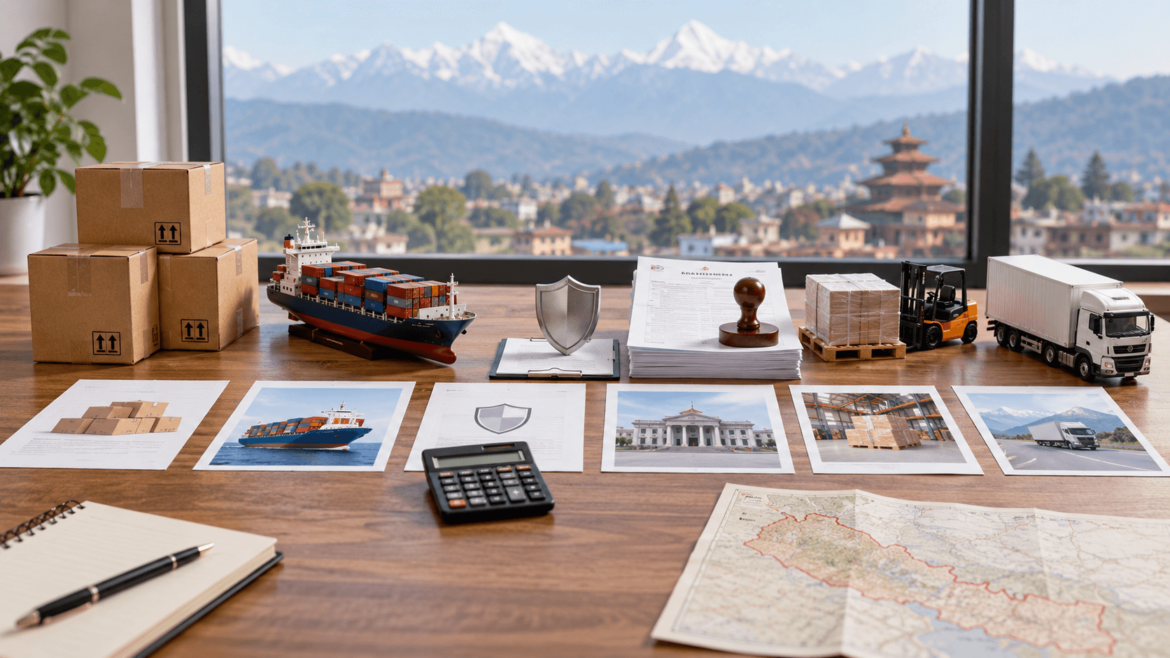 Components included in a landed cost calculation for Nepal imports