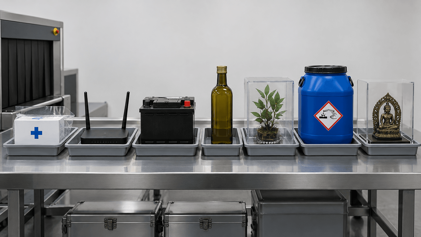 Regulated cargo checks for food medicine electronics batteries and cultural goods