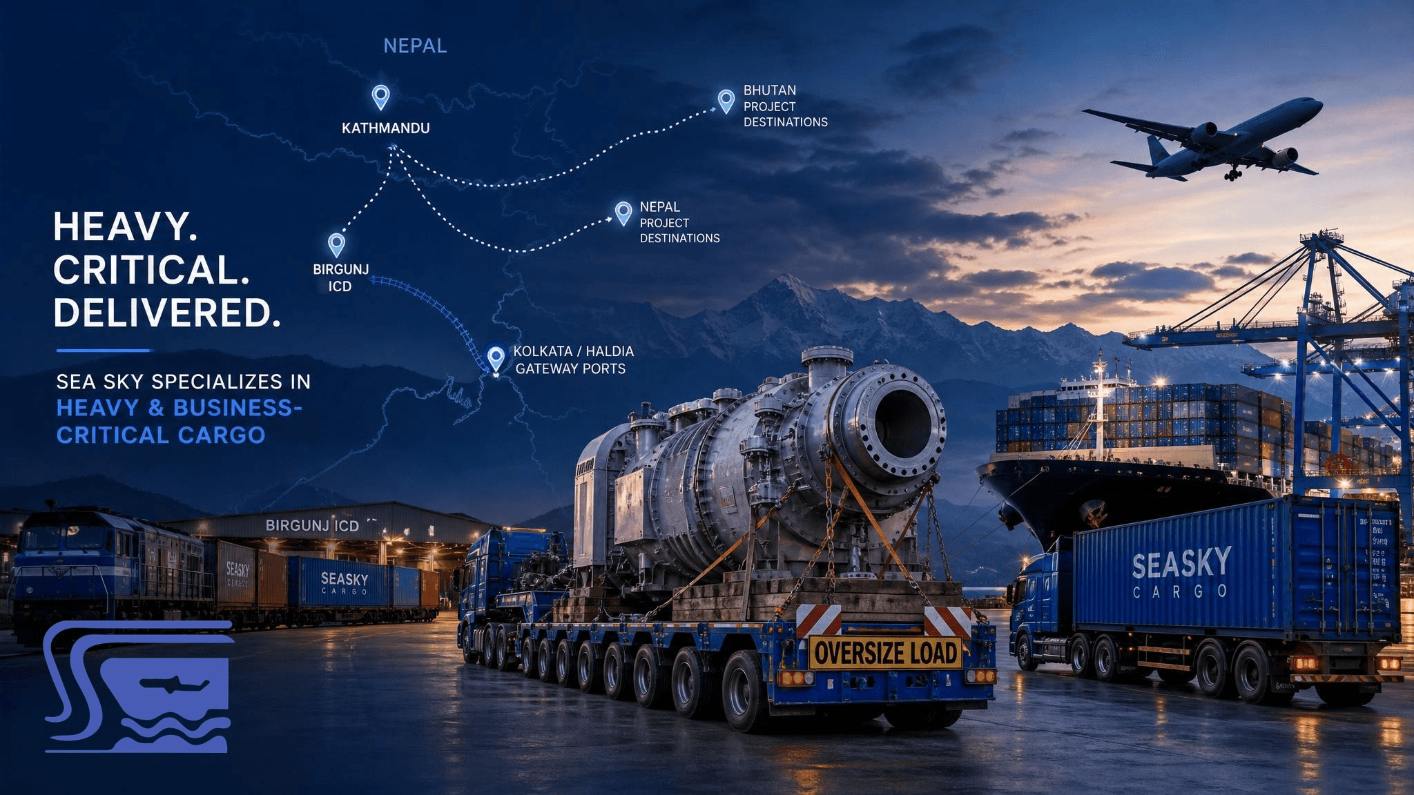 specialization in heavy and business-critical cargo