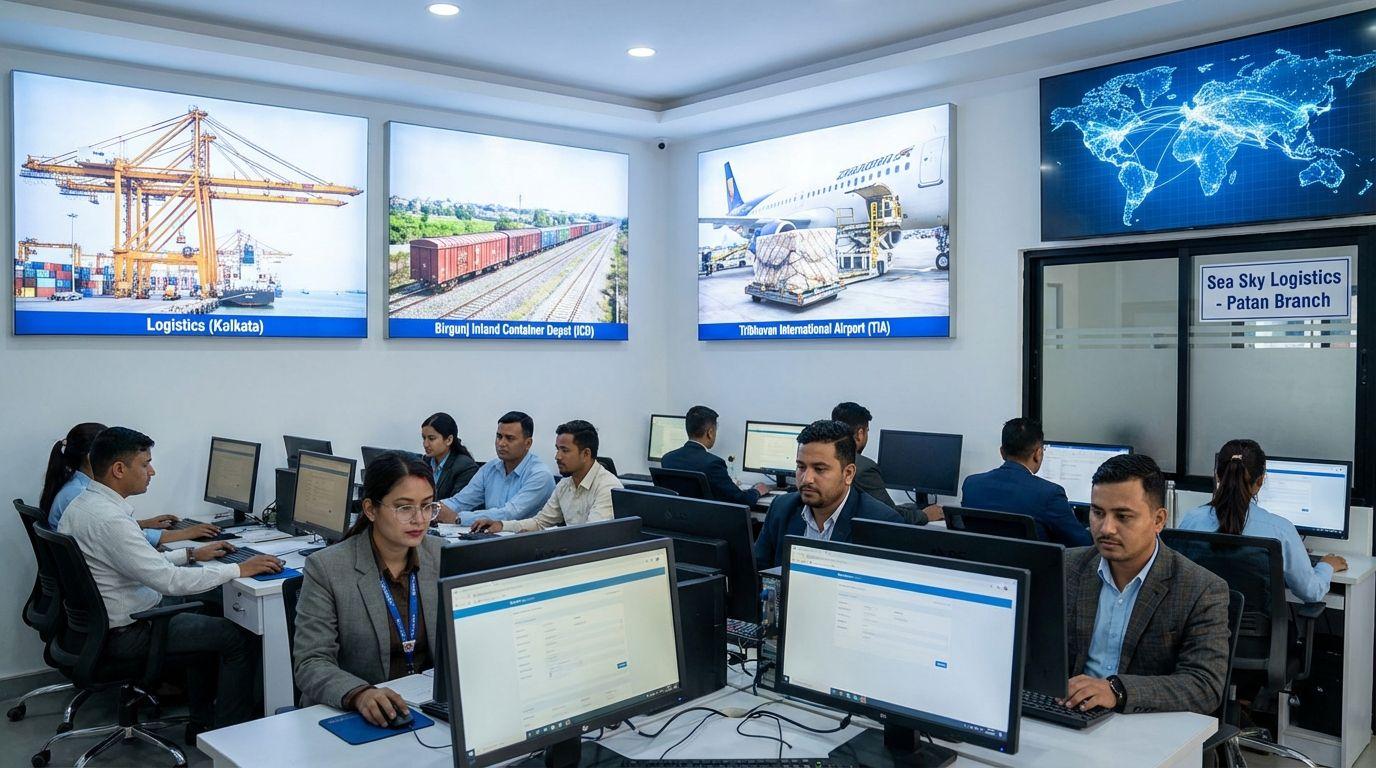 Easy international cargo booking with Sea Sky, Nepal’s complete guide.