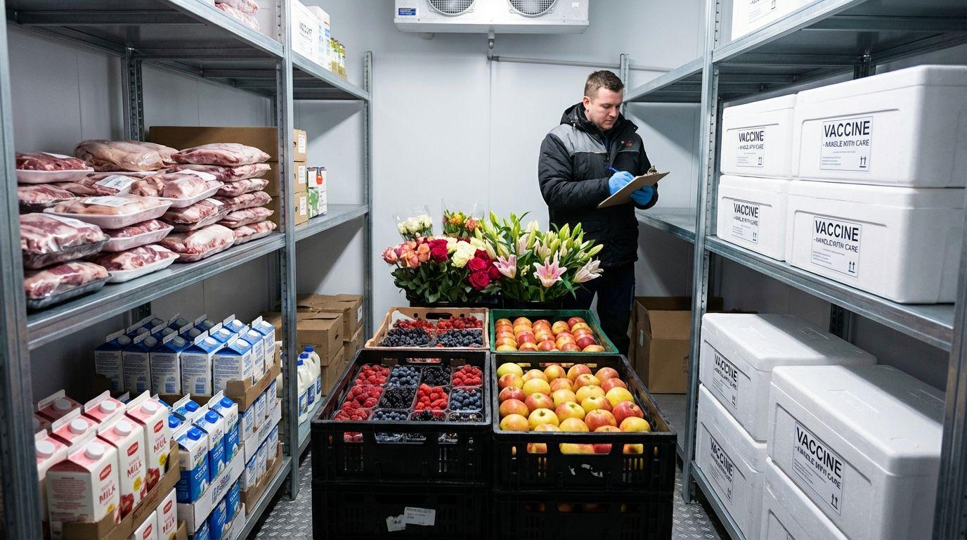 Types of perishable cargo Sea Sky transports safely.