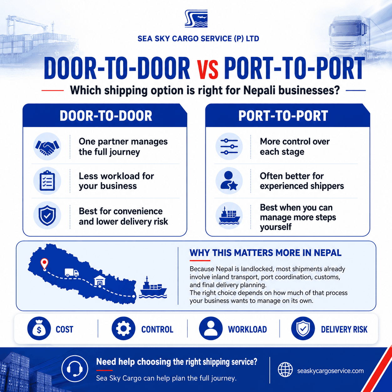 Door-to-Door vs. Port-to-Port Cargo