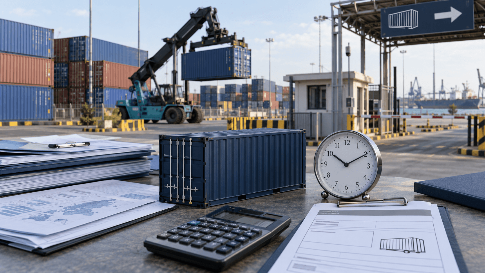 Free-time documents and empty-container return receipt for demurrage and detention questions