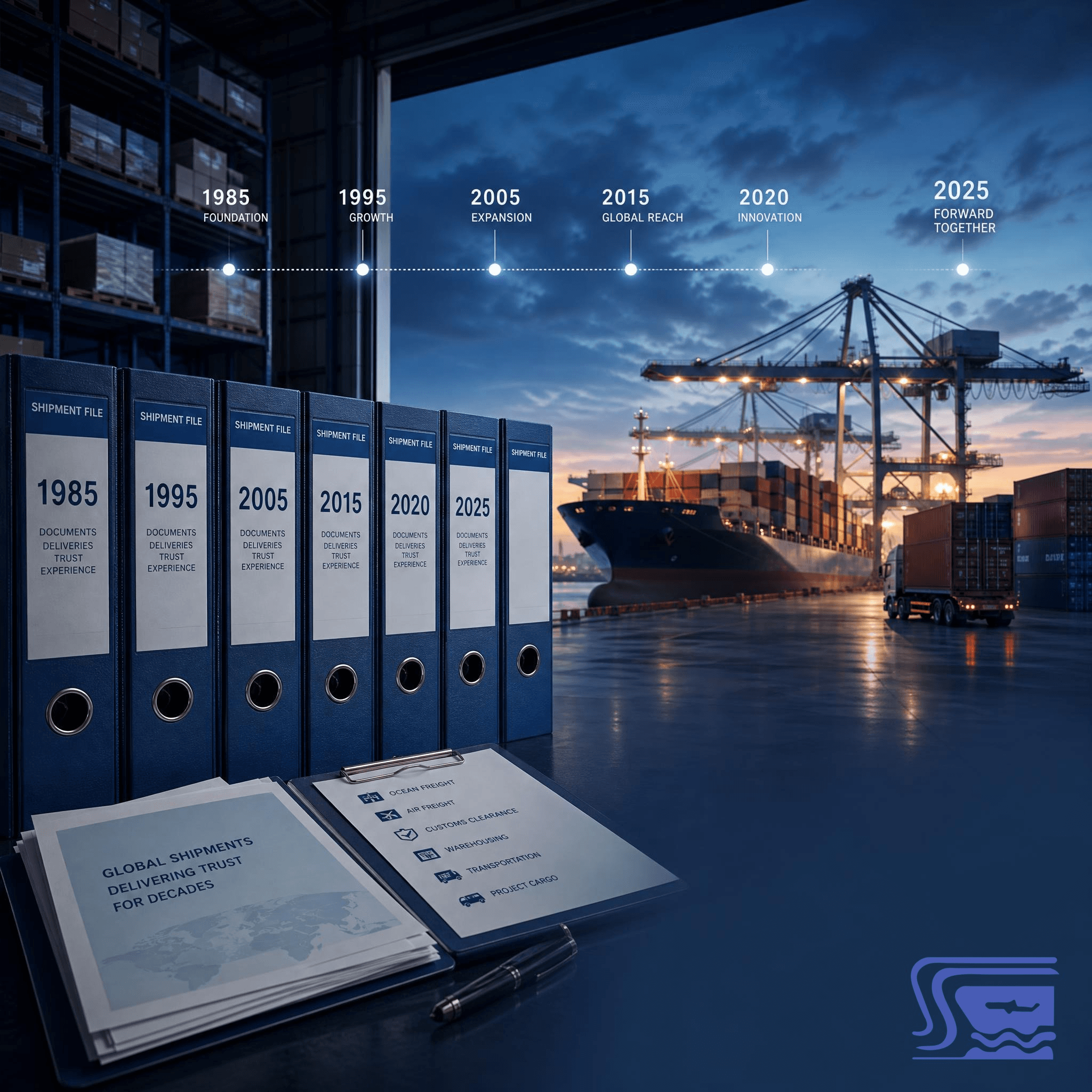 Experience matters when choosing a cargo company.