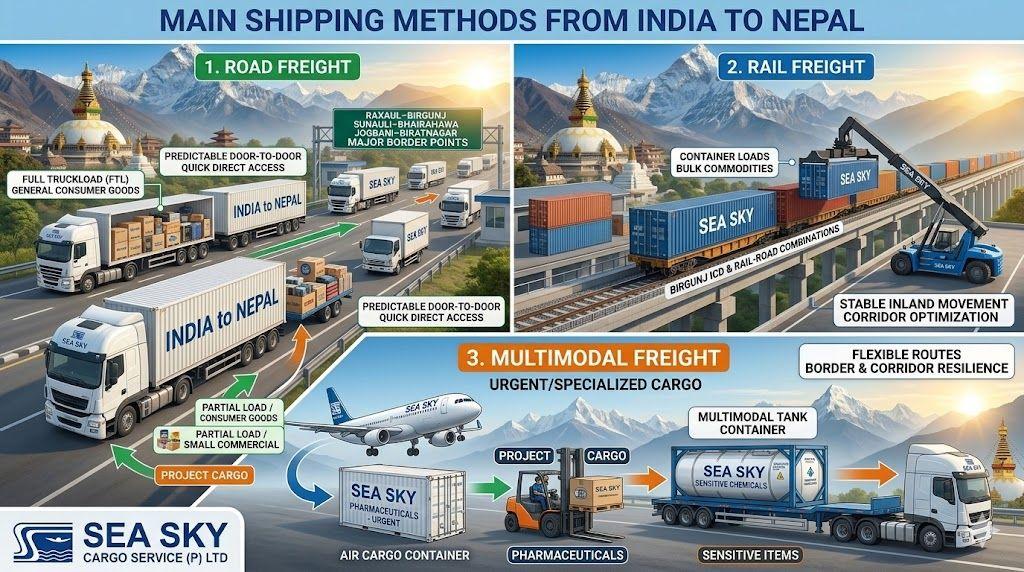 Shipping method from india