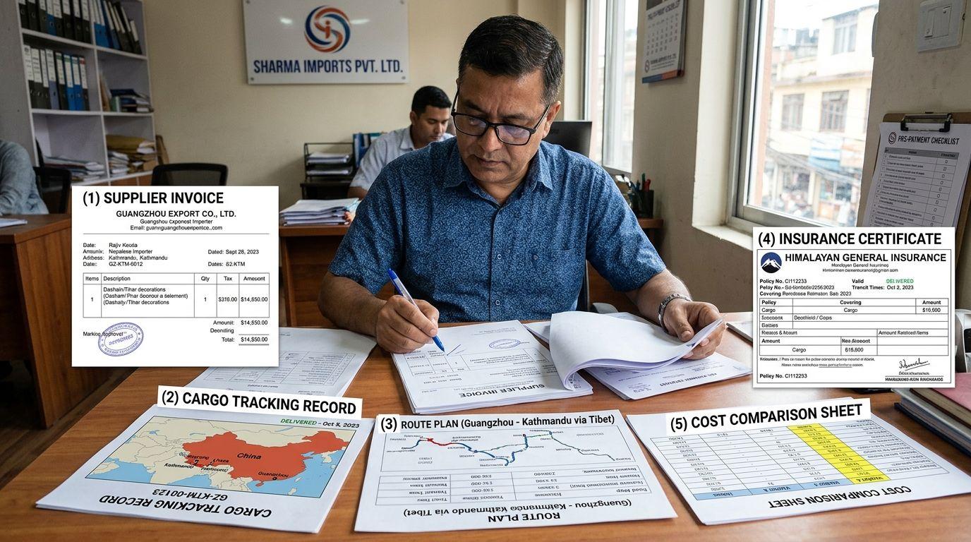 Pre-payment checklist for reliable Dashain and Tihar imports from China to Nepal.