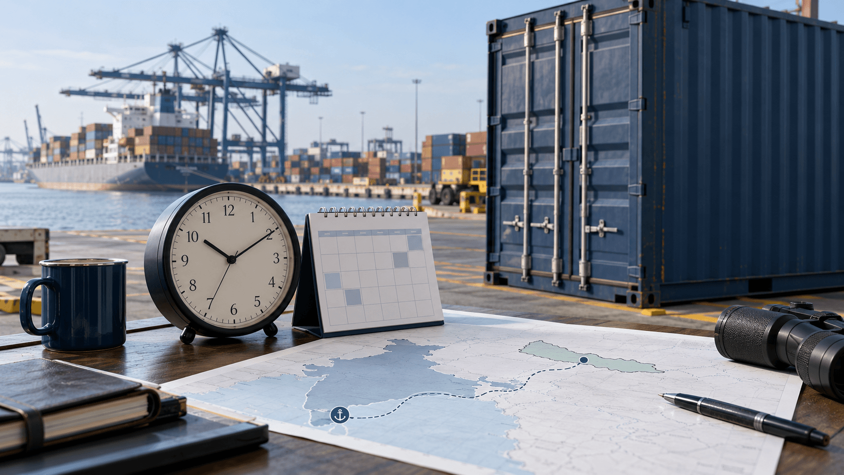 Demurrage vs Detention for Nepal Imports: Free Time, Indian Port Charges and How to Avoid Them