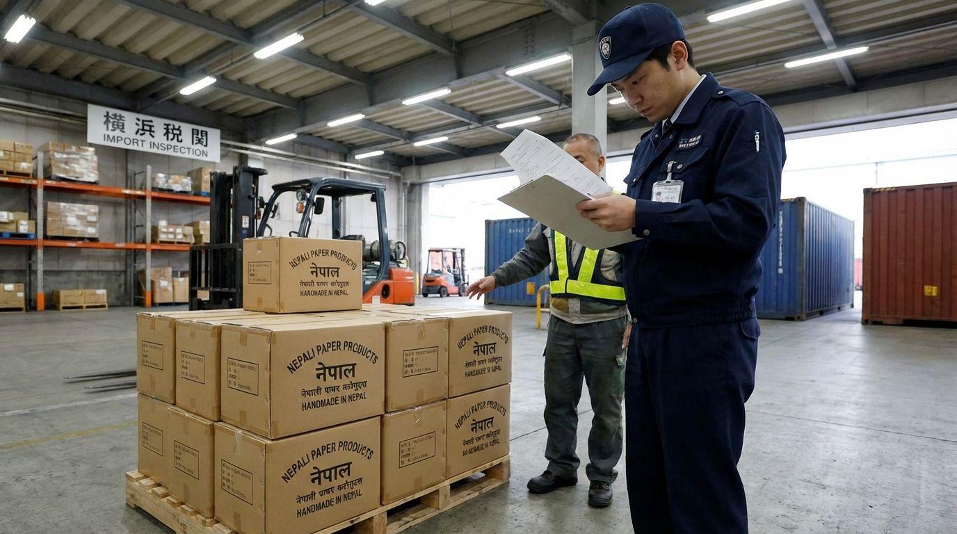 Japan import customs clearance for Nepal cargo.