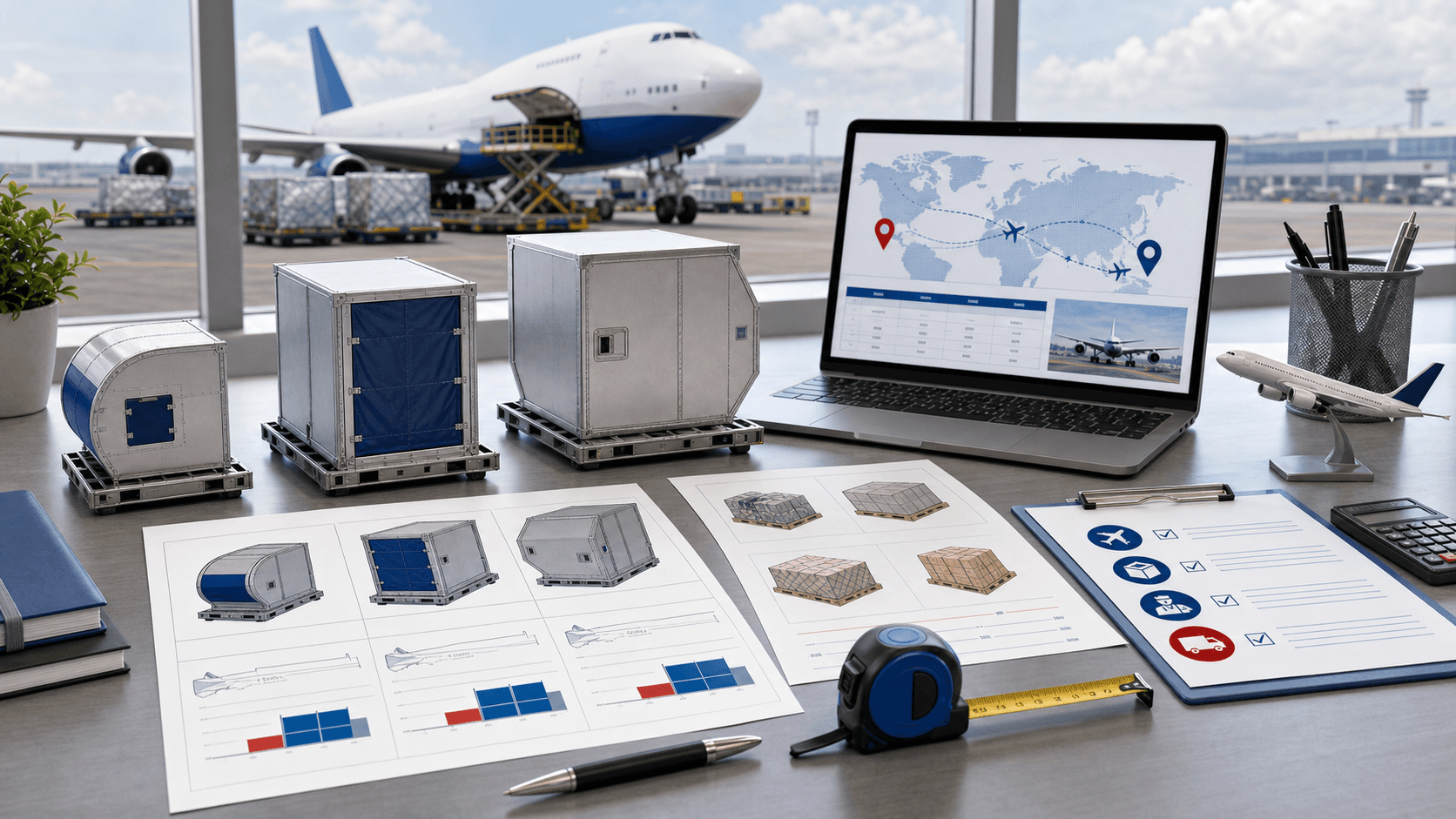 Sea Sky Cargo support for air freight container planning.