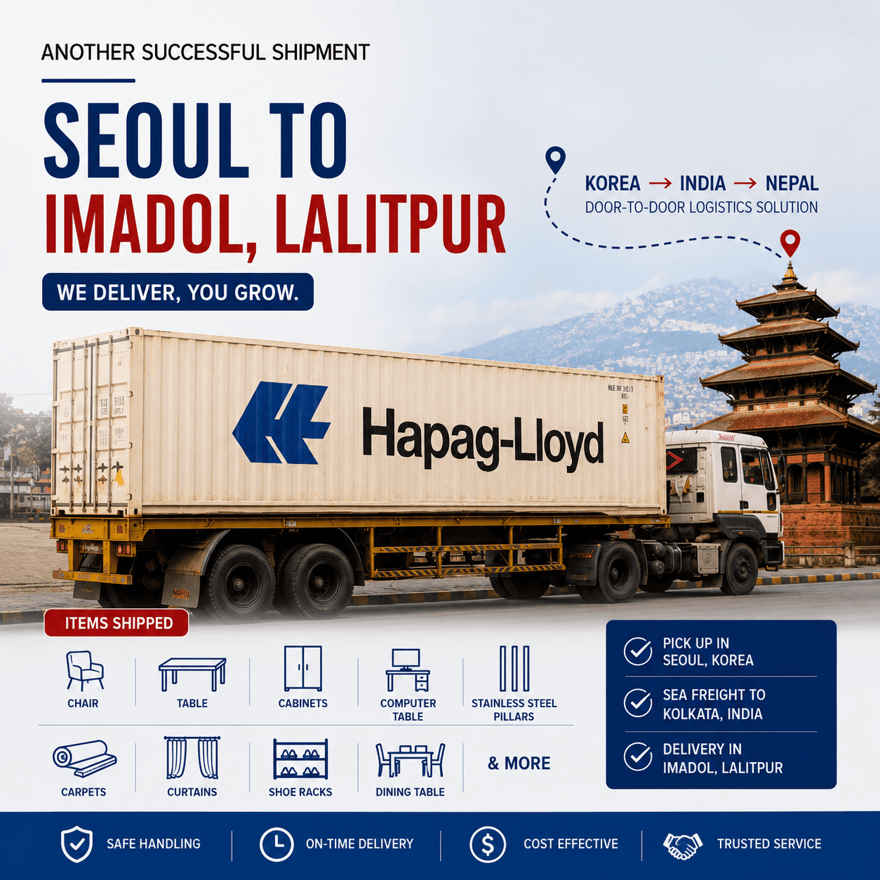 Seasky New project from korea to Nepal