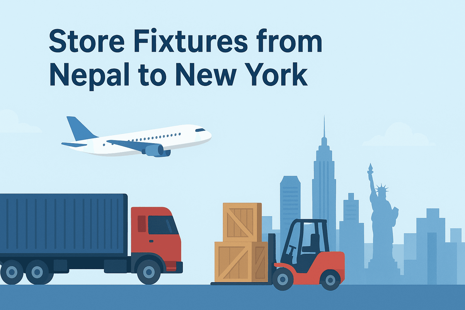 Successfully Transporting Store Fixtures from Nepal to New York: Sea Sky Cargo Delivers Excellence