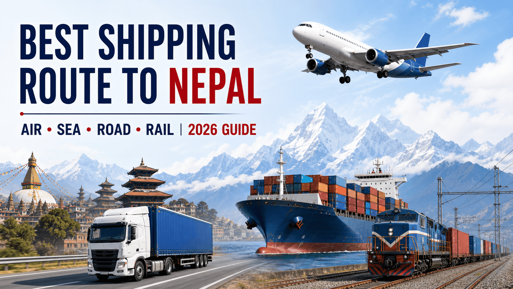 Best Shipping Route to Nepal: Air, Sea, Road or Rail?