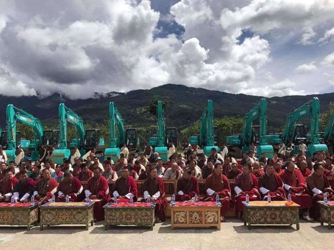 Sea Sky Cargo moving over-dimensional road project cargo to Bhutan.