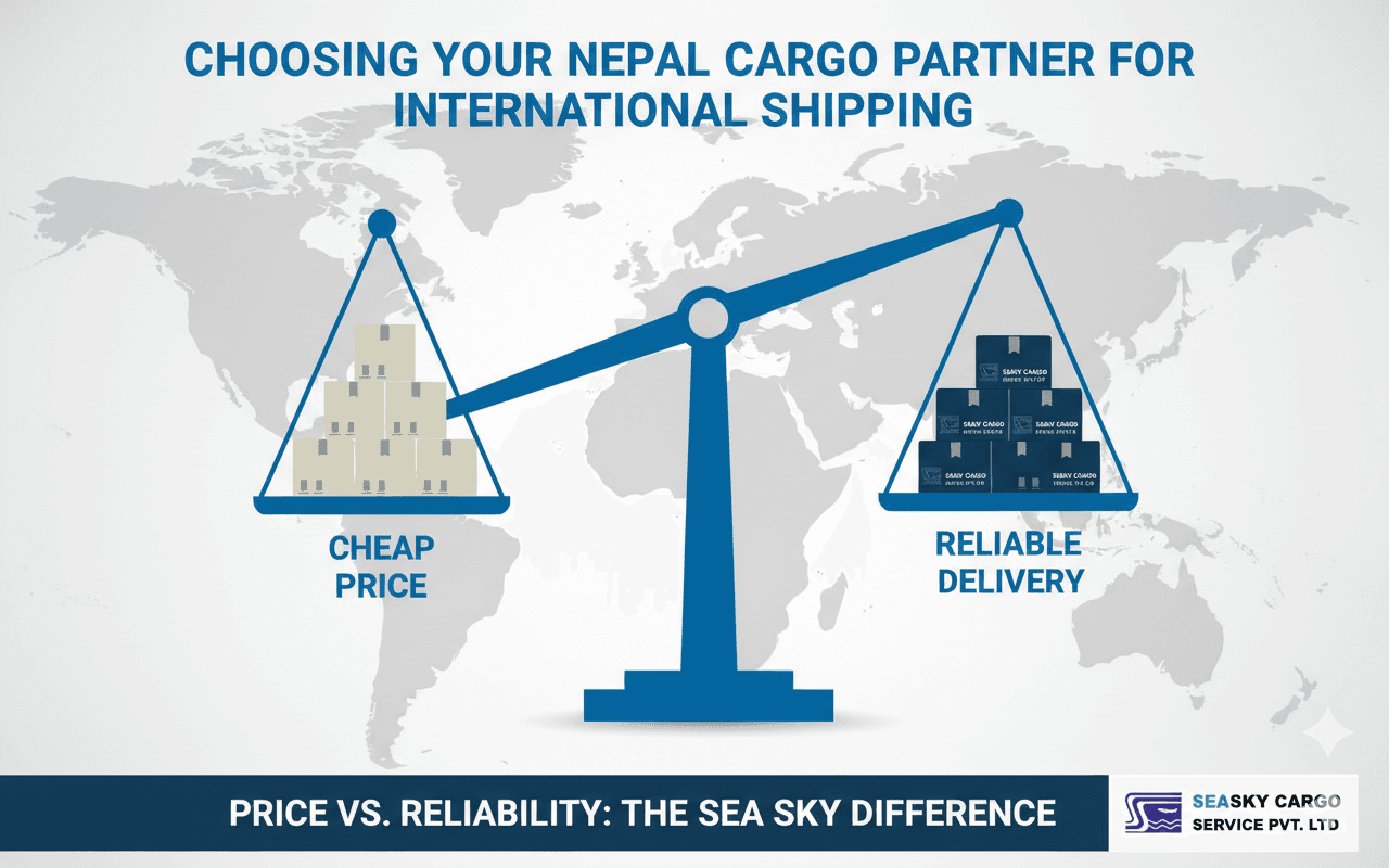 Factors to weigh when choosing Nepal cargo companies for international shipping.