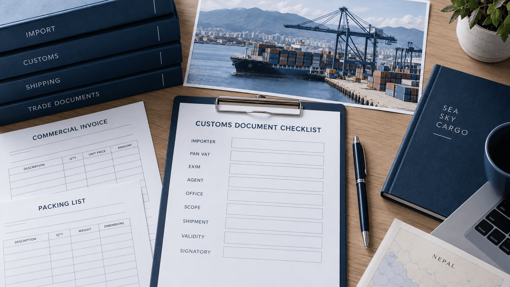 Checklist of importer agent shipment scope validity and signature details for an authorization letter