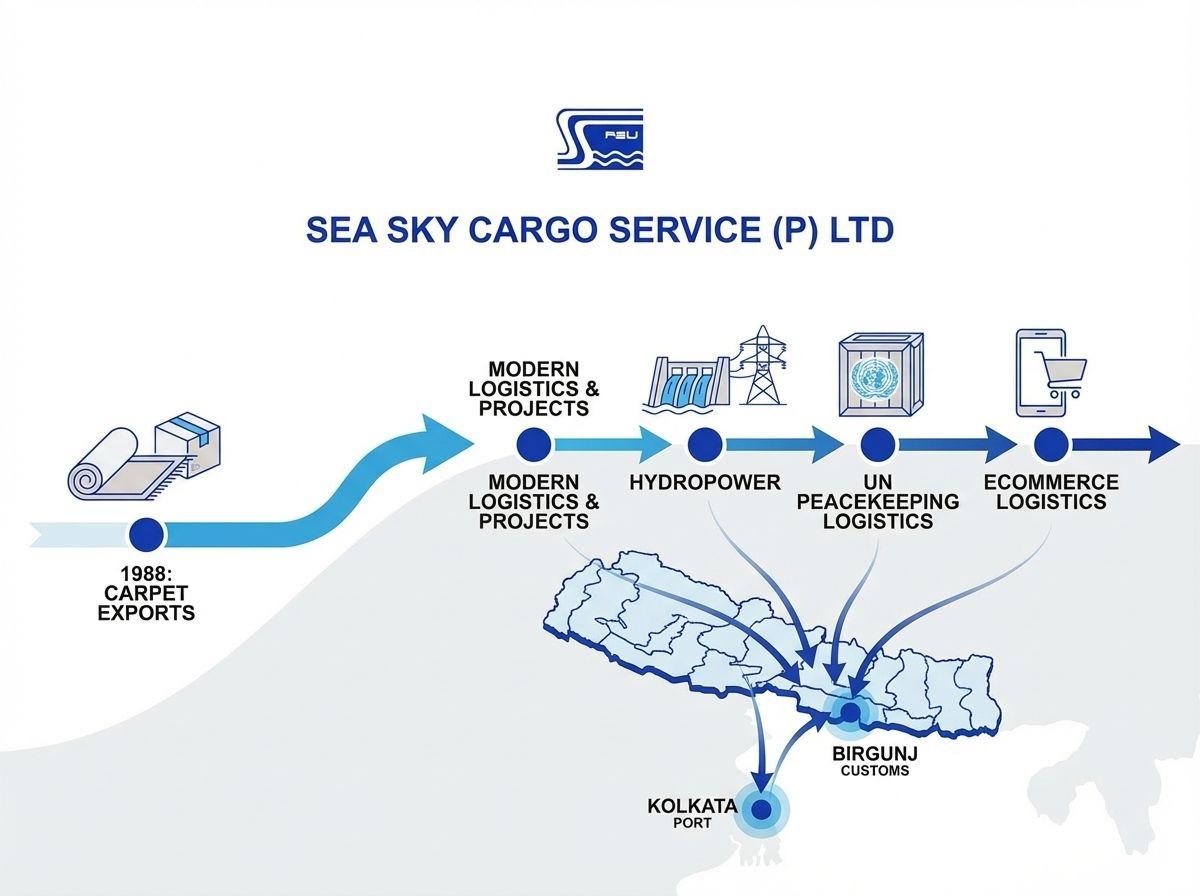 Sea Sky Cargo growth from carpet exporter to project logistics leader.
