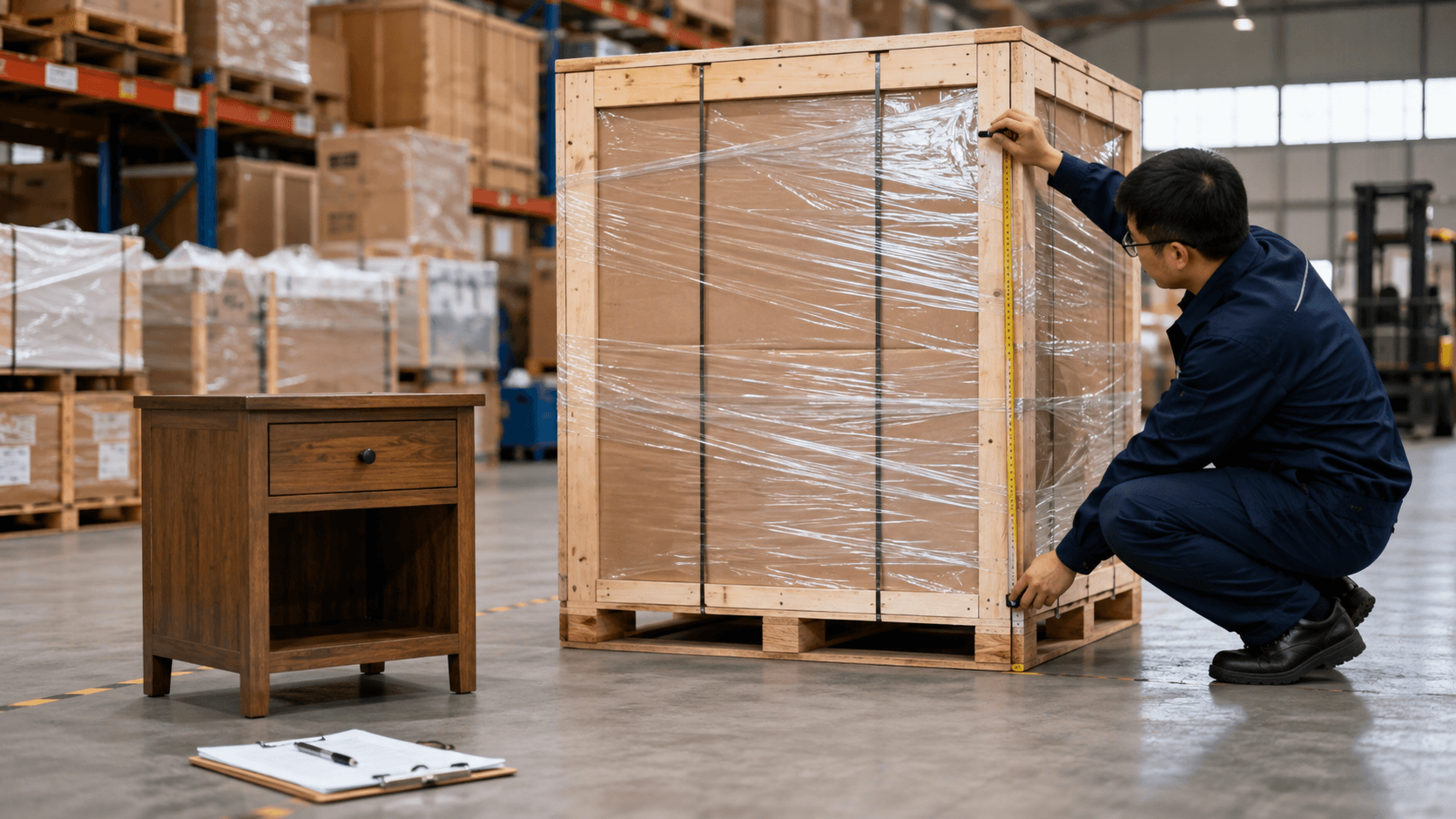 Incorrect product measurements compared with final packed pallet dimensions for CBM calculation