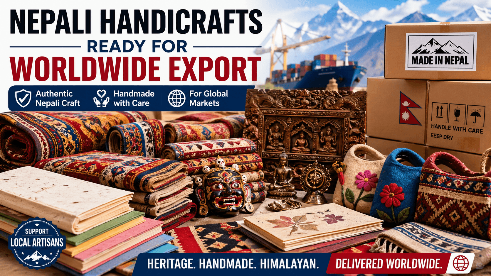How to Export Nepali Handicrafts Worldwide: Shipping, Documents & Compliance